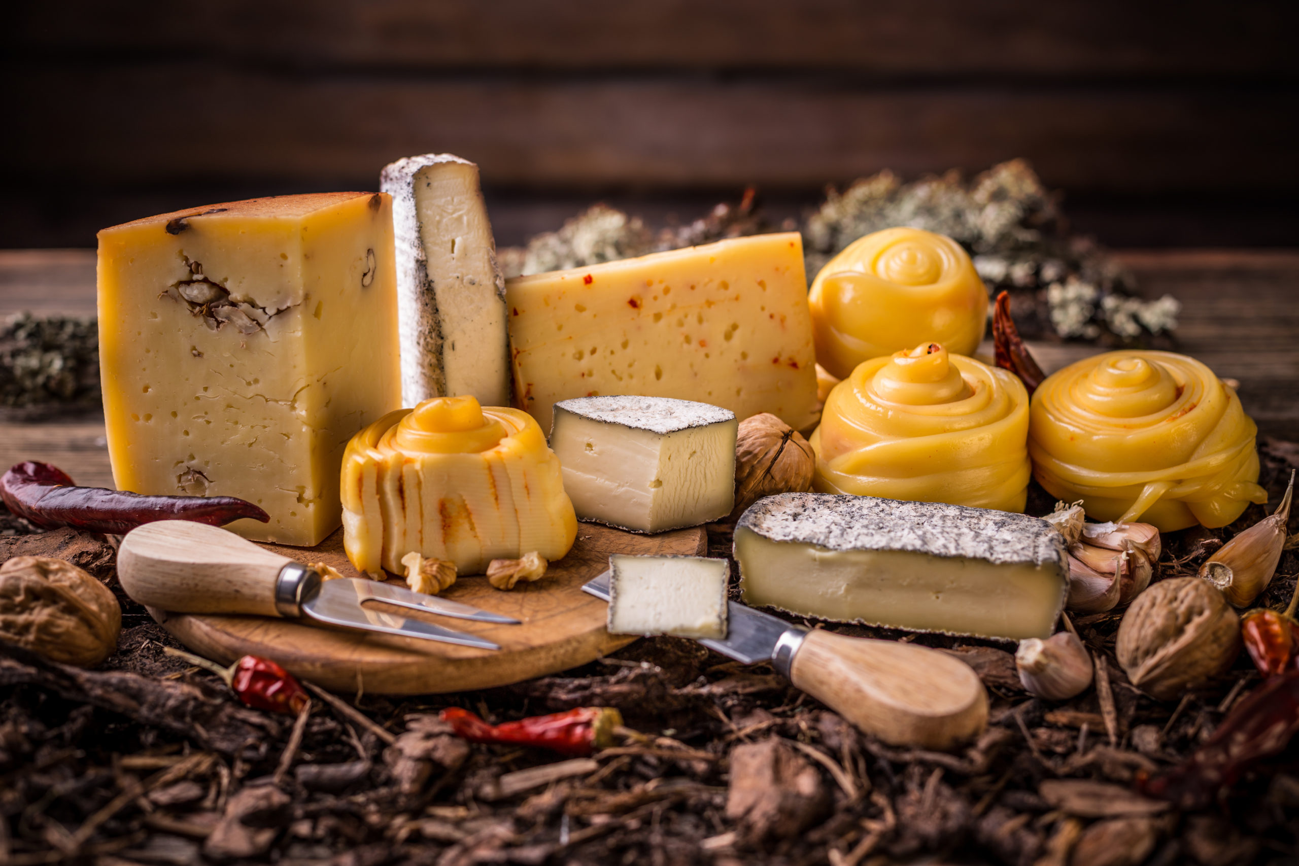 Handicraft cheeses